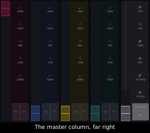 In MIXER drag the master handle down and back up, then drag PHN up.